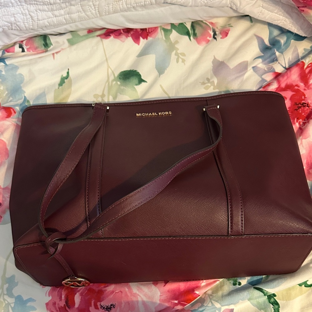 Michael Kors Deep Burgundy Tote
